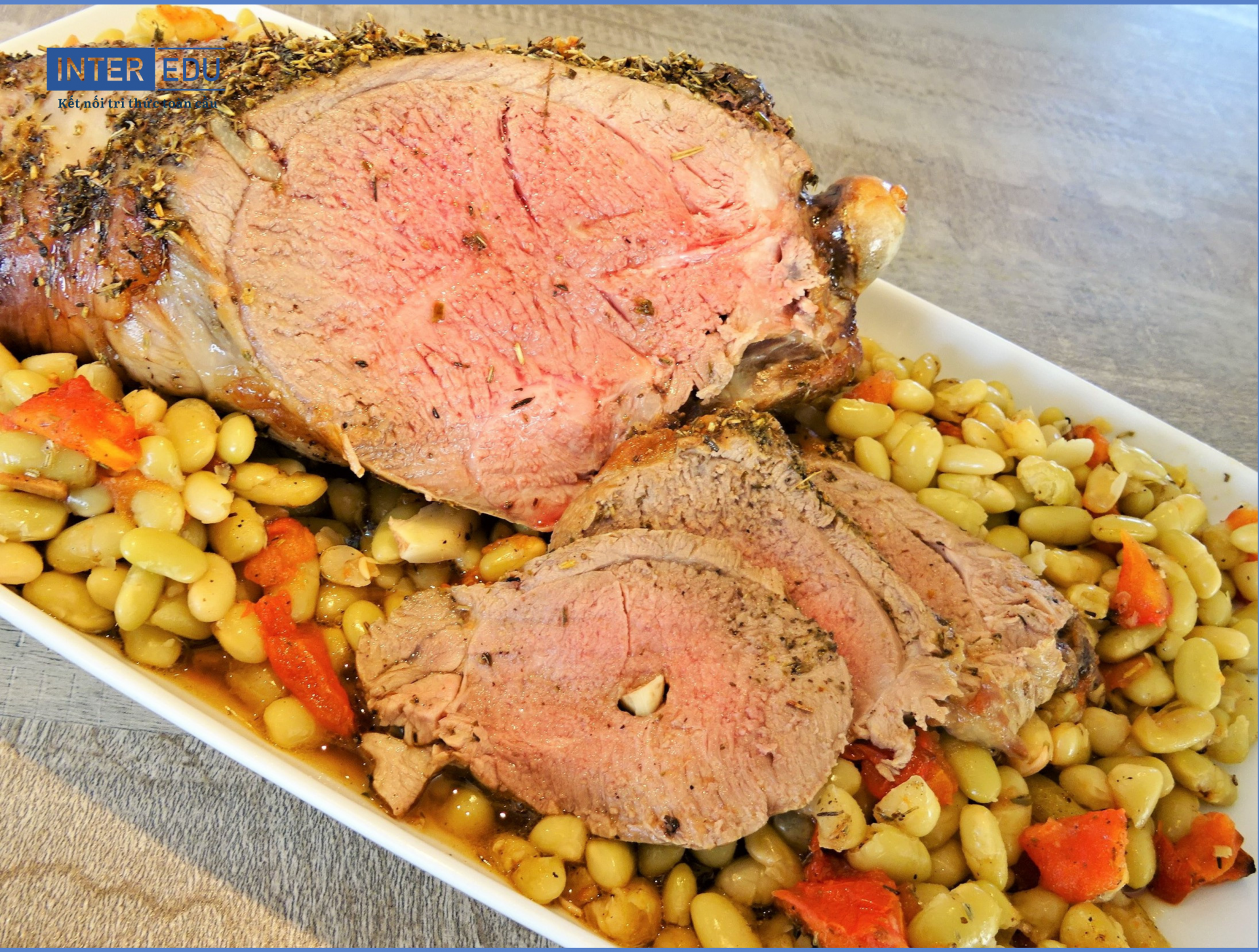 gigot d'agneau et flageolets